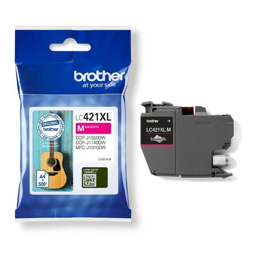 BROTHER LC421XLM CARTUCCIA INK-JET MAGENTA PER DCPJ1050DW MFCJ1010DWK 500 PAGINE